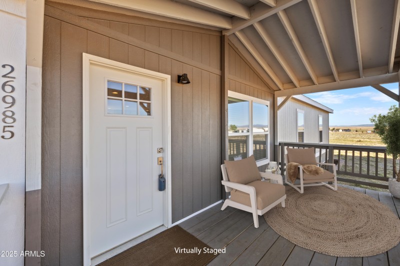 Front Deck--virtually staged