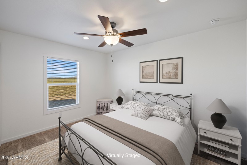 Guest Bedroom #1--virtually staged