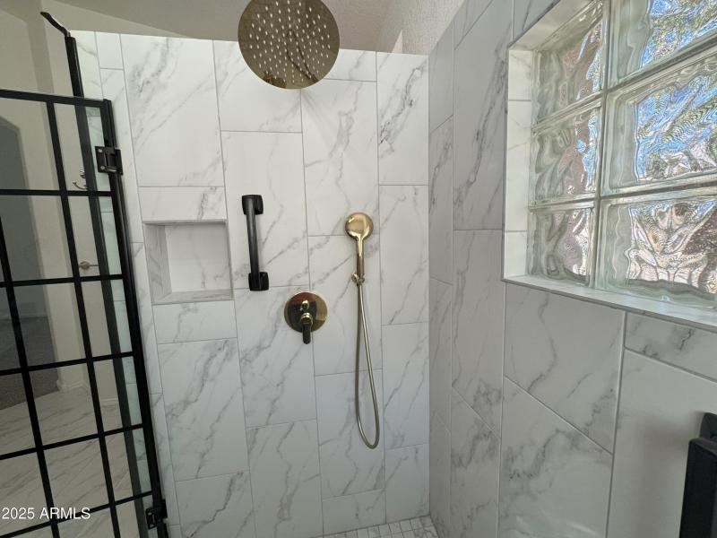 Beautiful custom primary shower