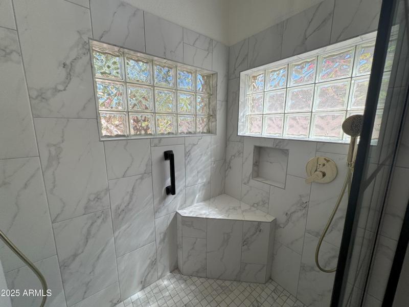 Custom primary shower