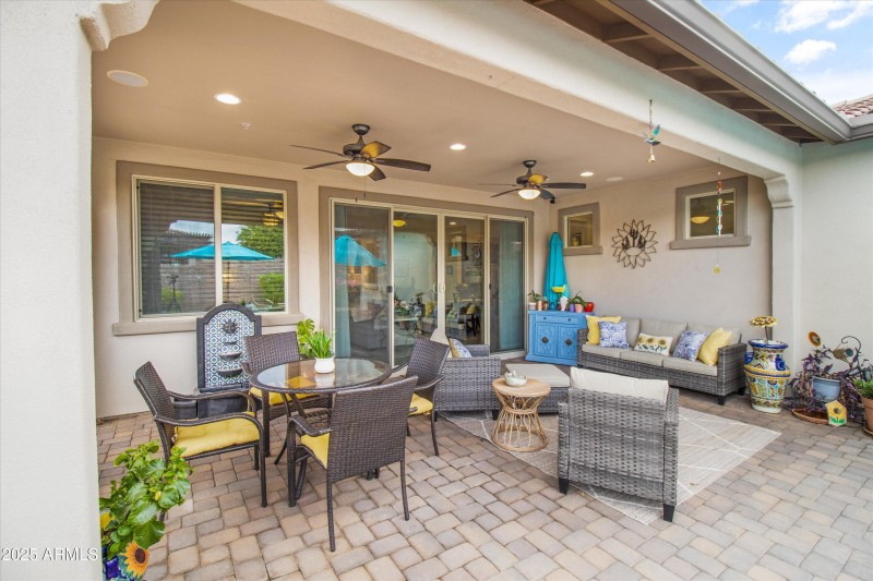 Inviting Covered Patio