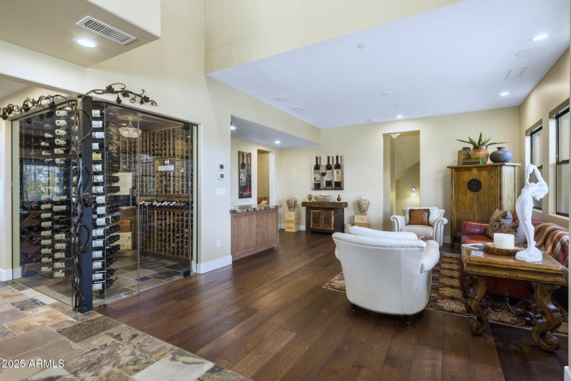 Bar Area and Wine Cellar