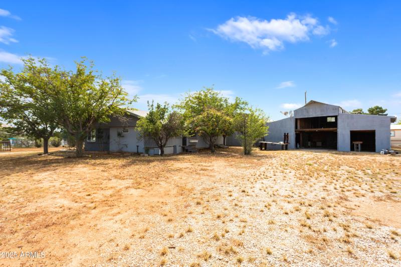 Side yard/ Workshop