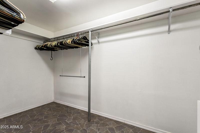Primary closet