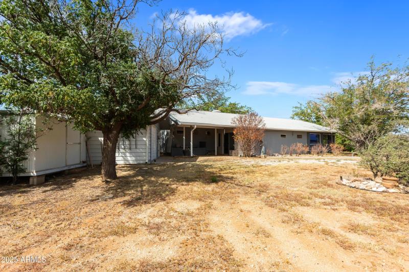 Side yard/ front door