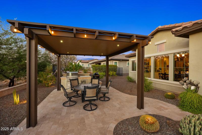 Lighted Pergola