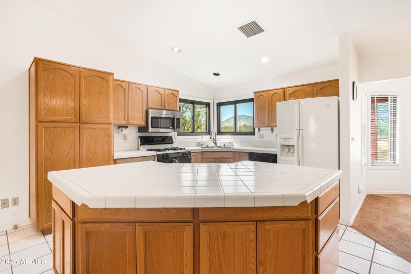 Kitchen with Built in Island