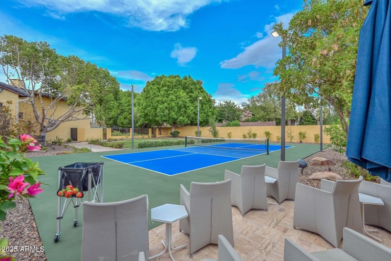 Pickleball Court Viewing Section