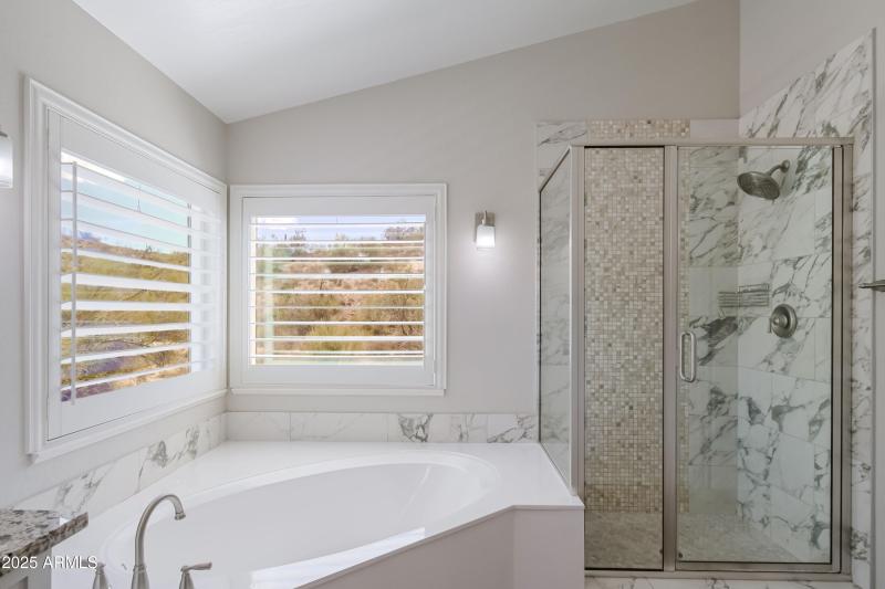 Separate Tub and Shower