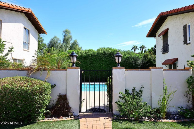 Secure Entry to Community Pool