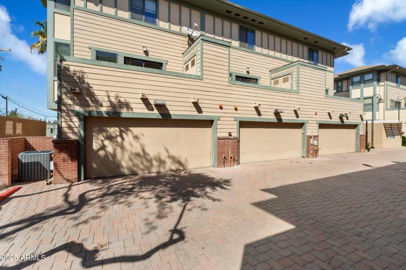 Attached garage