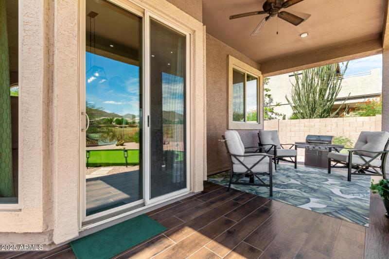 Relaxing Covered Patio With Views