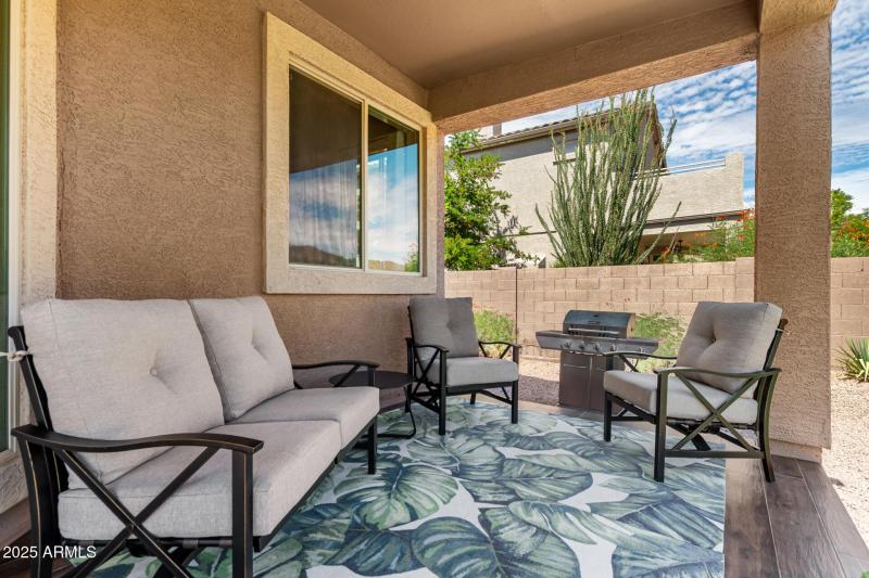 Relaxing Covered Patio with Views
