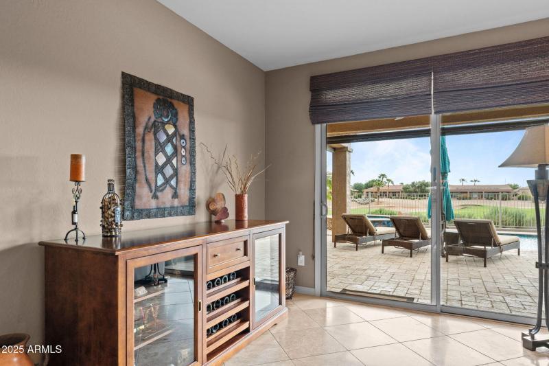 Extended sliding glass doors