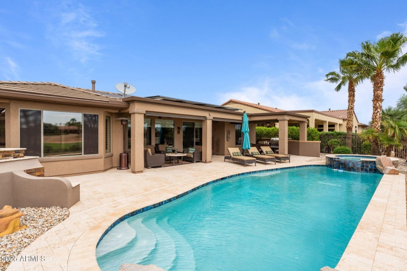 Large backyard