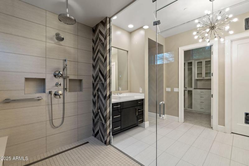 Large primary bathroom