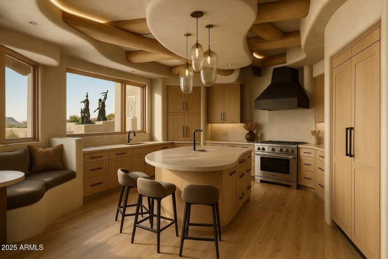 Virtually Staged Kitchen