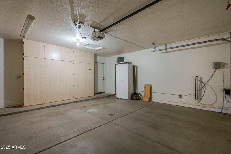 2 car Garage with Storage
