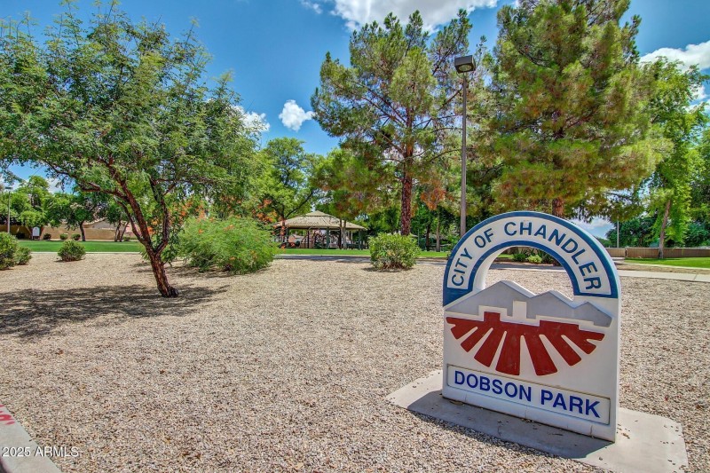 Dobson Park Sign