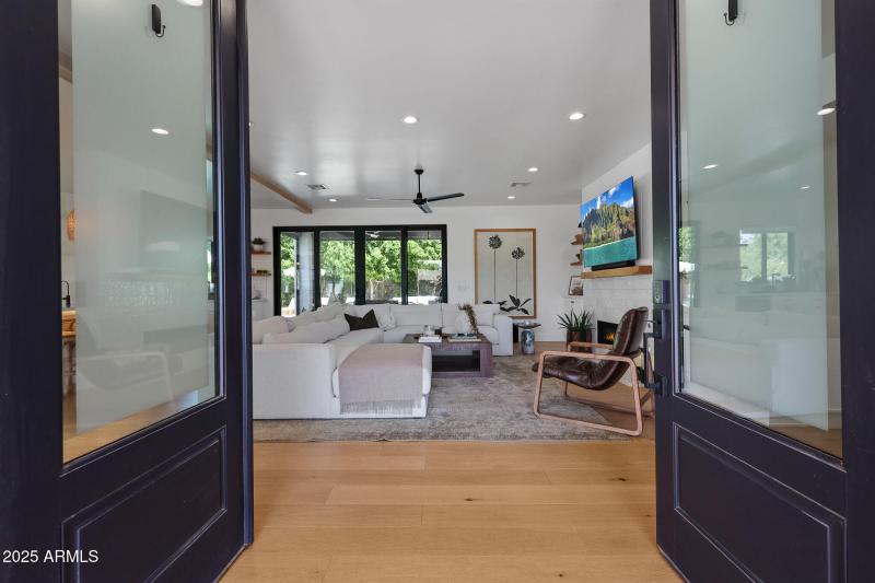 Entryway to open living space