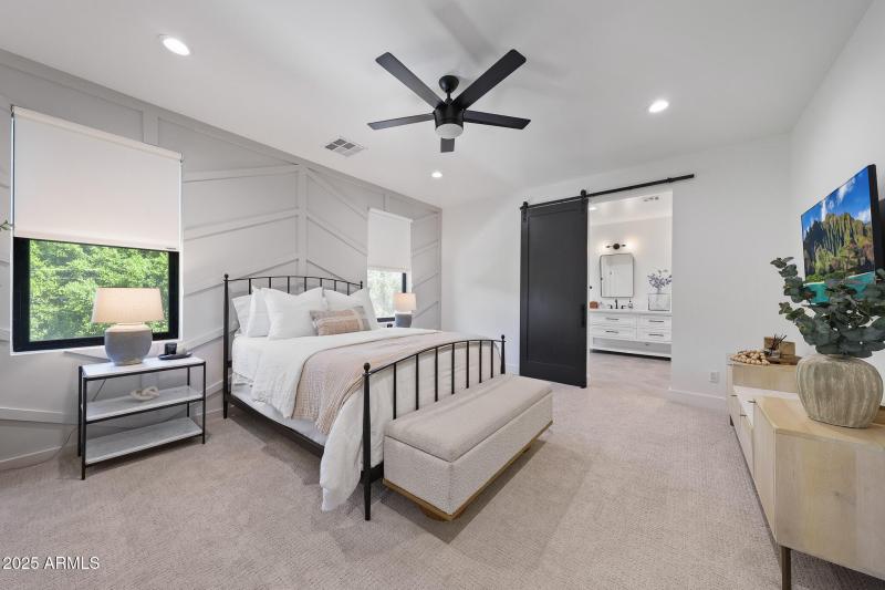 Upstairs secondary bedroom suite