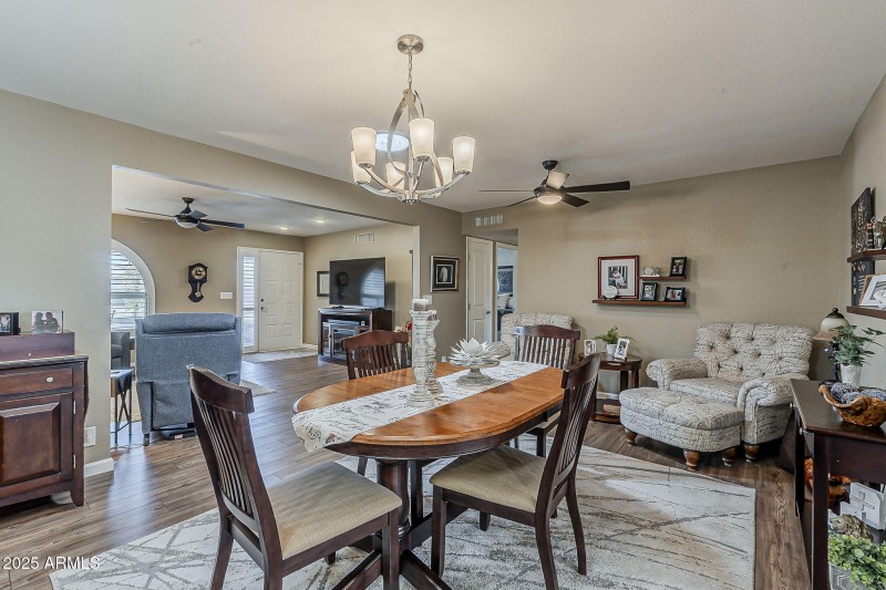 Open Dining Area to Kitchen