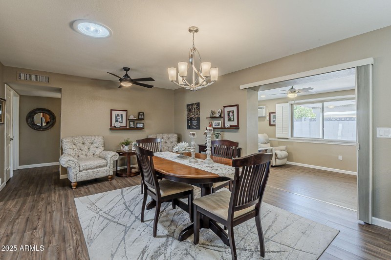 Dining Area with access to Bonus Room