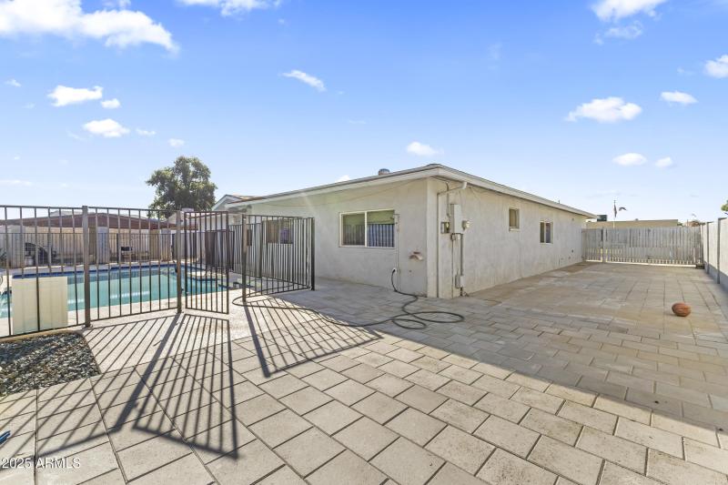 Backyard with RV Gate