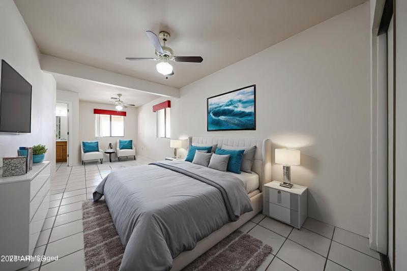 Virtually Staged Bedroom 4