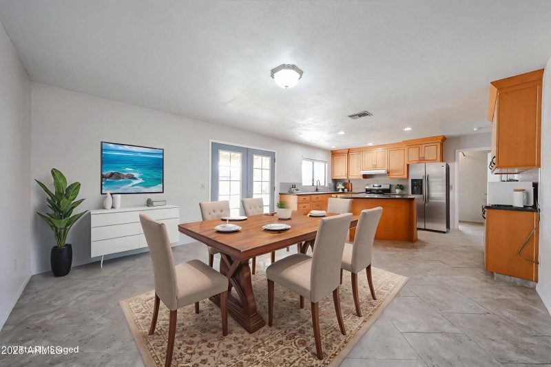 Virtually Staged - Dining/Kitchen