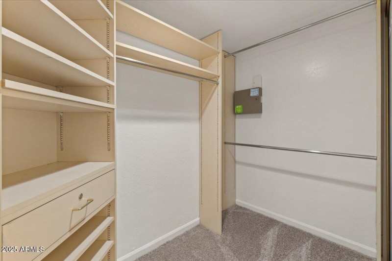 Primary closet