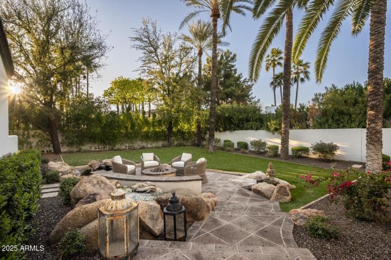Yard with Firepit