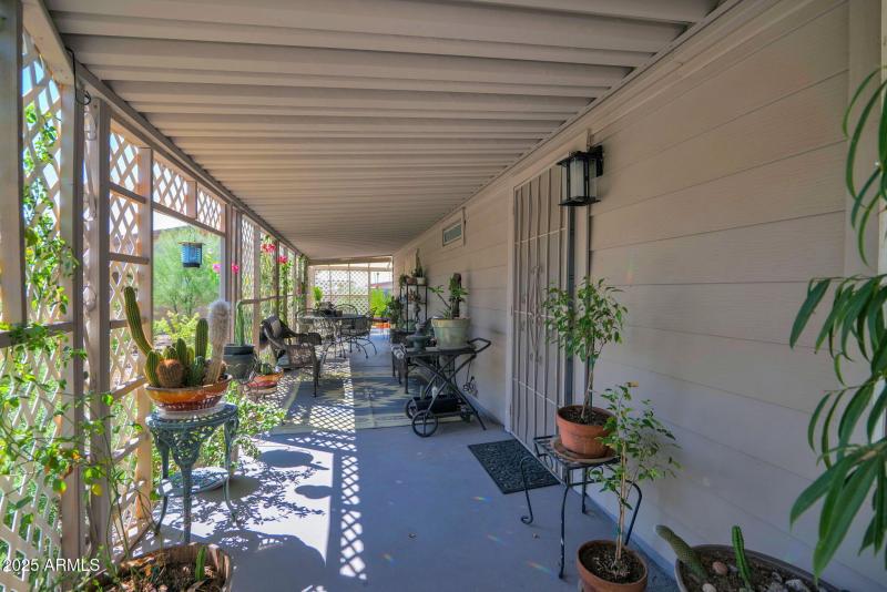 Front Entrance Covered Patio