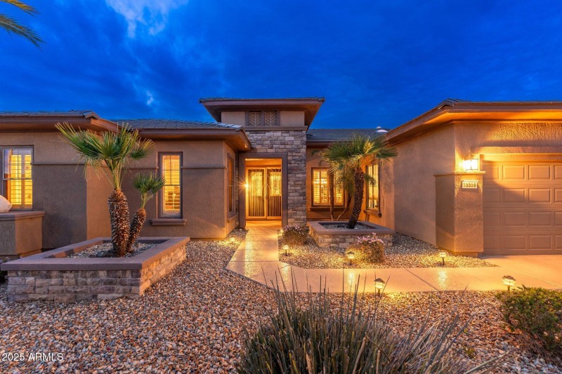 Twilight Front Entry