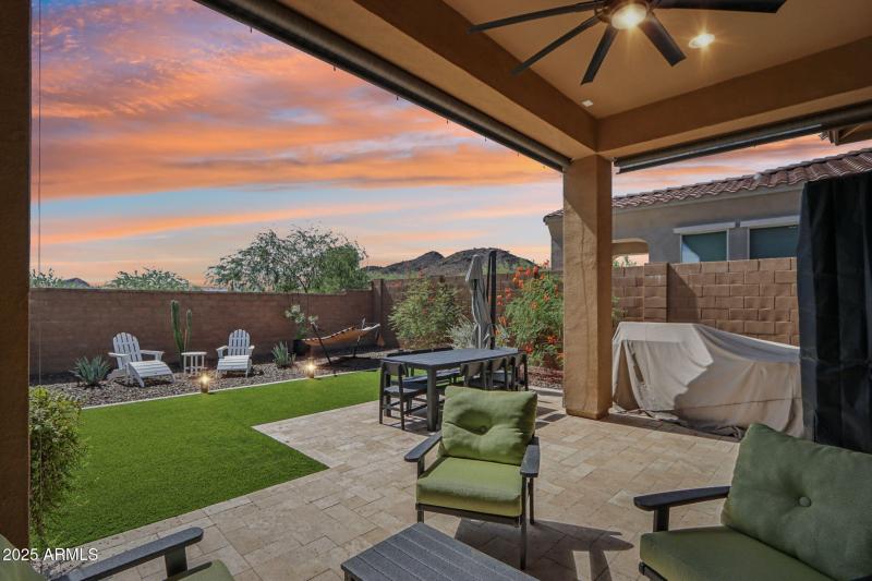 Backyard Sunset