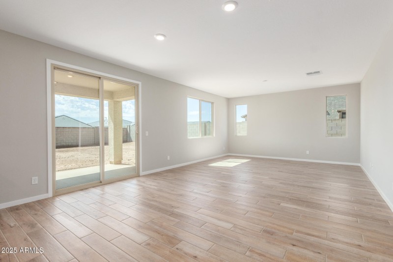Great Room and Sliding Glass Door