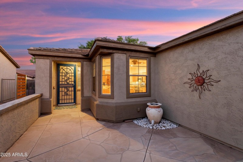 COURTYARD & HOME ENTRANCE
