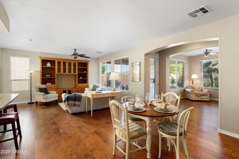 DINING AREA OF GREAT ROOM