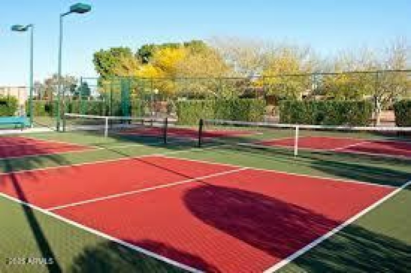 Crescent sports court