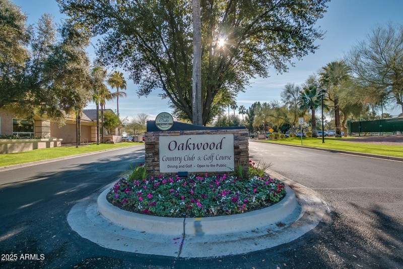 Oakwood entrance