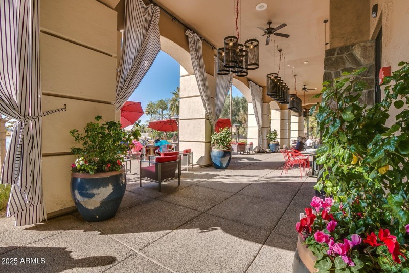 Stone & Barrel back patio