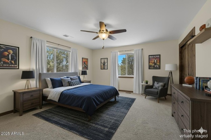 Staged Bedroom