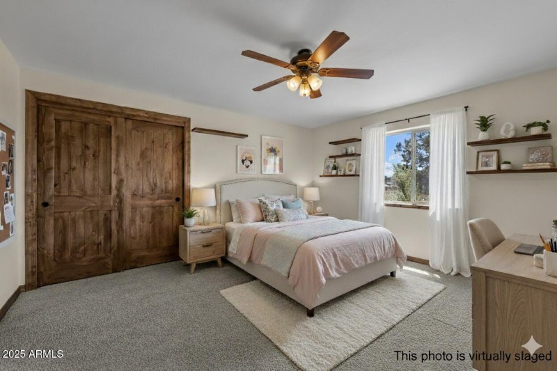 Staged Bedroom