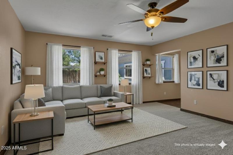 Staged Living Room