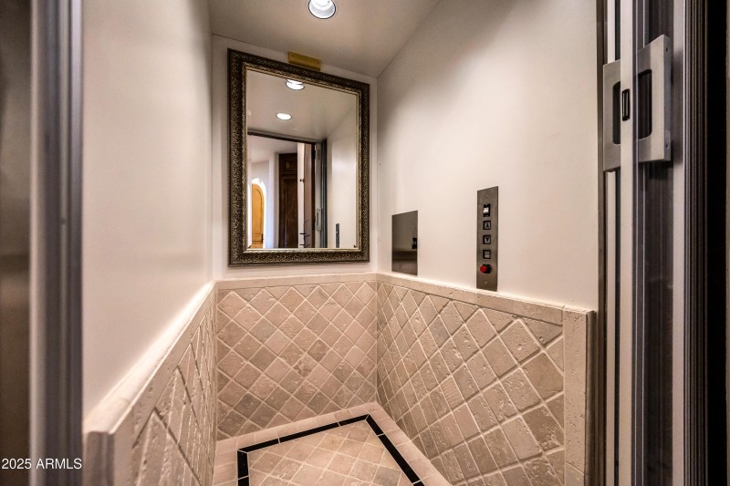 Elevator - Travertine Finished