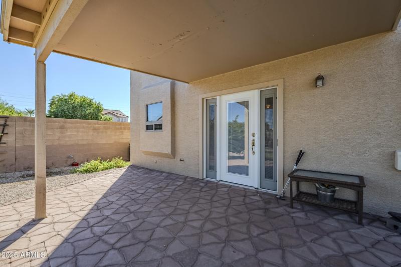 Paver patio