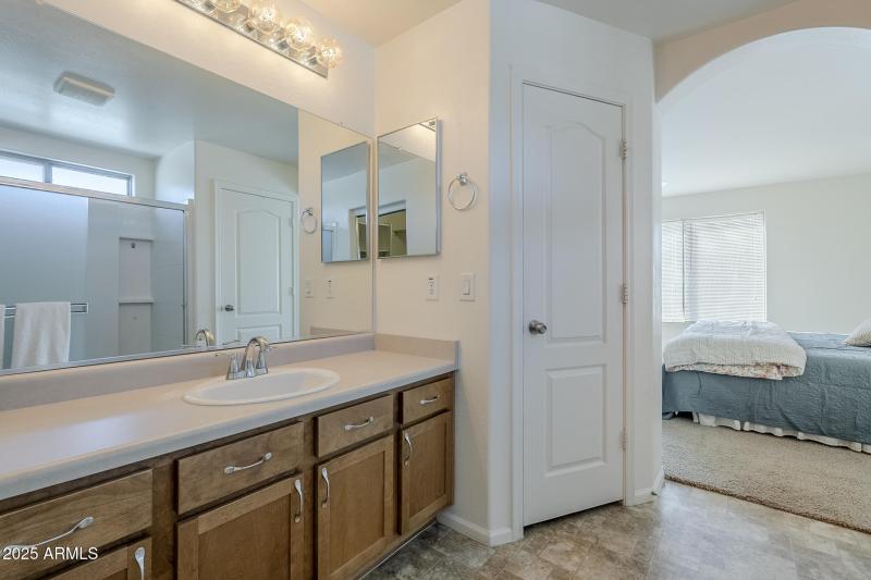 Primary bathroom vanity