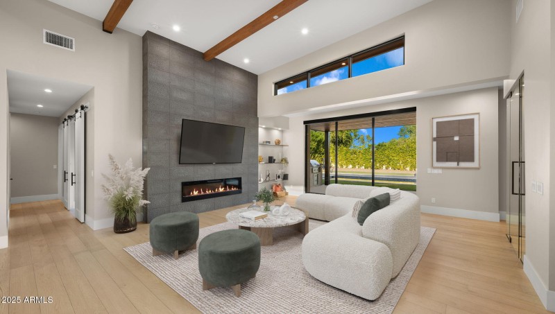 Sleek Lofted Living