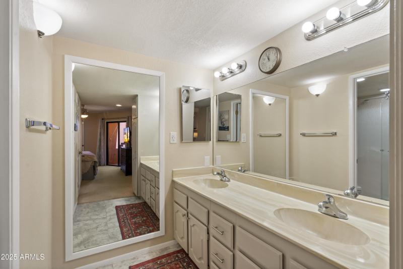 Bathroom w/ dual vanities