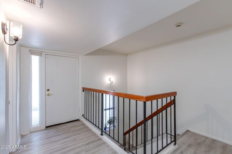 Upstairs Exit to Front Balcony